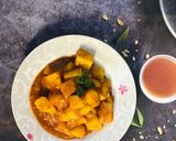 A picture of step 4 of Paten Dankalin Hausa/ Sweet potato porridge.