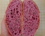 Foto langkah ke 21 dari resep Ubi Ungu Jinten Hitam Sourdough Bread.