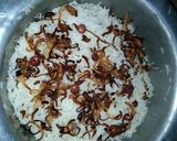 A picture of step 12 of Hyderabadi Biryani.