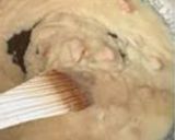 A picture of step 2 of Sooji Halwa.