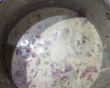 Foto del paso 1 de la receta: Fideos en crema con jamón y nuez