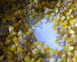 Sweetcorn pulao steamed in milk recipe step 4 photo