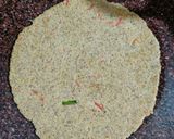 A picture of step 4 of Mixed flour poori.