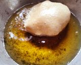 A picture of step 4 of Sabudana puri.