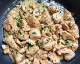 A picture of step 12 of Lemon Parsley Cream Chicken.