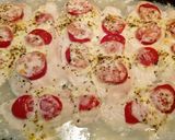 Paradicsomos, mozzarellás csirkemell recept fázis 5 fotója