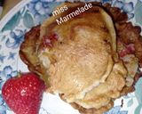 Φωτογραφία βήματος 6 της συνταγής Pancakes με φράουλες 🥞🍓