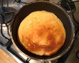 A picture of step 8 of Murtabak - stuffed pan-fried bread.