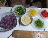 Foto del paso 1 de la receta: Risotto de carne y verduras.