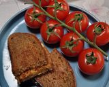 Serpenyőben sült, kolbászkrémes vegán melegszendvics 🌱 recept fázis 6 fotója