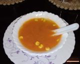 A picture of step 2 of Carrot, corn soup.