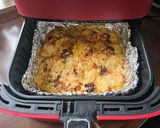 Tejszínes kolbászos rakott krumpli (tojás nélkül) - Air-fryerben 🥘 recept fázis 4 fotója