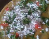 A picture of step 3 of Paneer cheela.