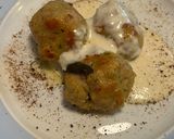 Foto del passaggio 3 della ricetta Canederli ripassati in padella 1 con crema di formaggio di malga
