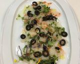 Foto del paso 2 de la receta: Carpacho de bacalao con olivas negras