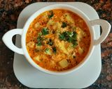 A picture of step 7 of Dahi wali lauki ki sabji.