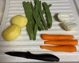 Une image de l'étape 1 de Soupe de légumes légère.