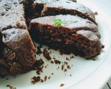 A picture of step 6 of Steamed Dark Chocolate Cake.