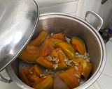 Foto langkah ke 1 dari resep Puding Labu Santan Kelapa.