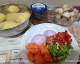 Foto del paso 1 de la receta: Conejo en salsa de almendras con curry