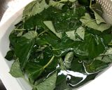 川燙地瓜葉佐素肉醬的食譜步驟1照片