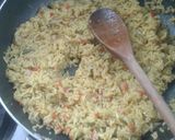 Foto del paso 5 de la receta: Pata y muslo morrón relleno y arroz amarillo