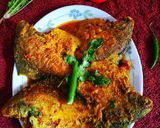 A picture of step 9 of PATIO(Pomfret fish curry).