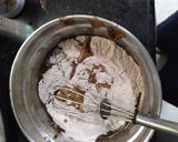 A picture of step 4 of No Oven Decadent Chocolate Cake.