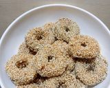 Foto langkah ke 5 dari resep Donat Mochi Pisang.