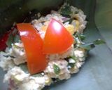 Foto langkah ke 8 dari resep Pepes Tahu Kemangi.