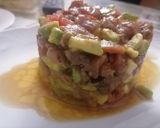 Foto del paso 3 de la receta: Tartar de atún, aguacate y tomate
