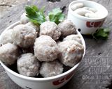 Foto langkah ke 9 dari resep Bakso Sapi Homemade (bs daging frozen bs fresh).