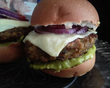 Foto del paso 17 de la receta: Hamburguesas de Arvejas y pencas de acelga de mi casa... 🤔🍔🍔🍔🤨😜!!!