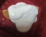 A picture of step 2 of Samosa chaat.