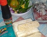 Foto langkah ke 1 dari resep Oseng Cumi Tempe Cabai Hijau.