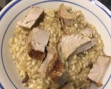 A picture of step 5 of Mushroom risotto with pork.