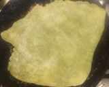A picture of step 6 of Palak roti.