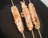 A picture of step 5 of Sago seekh kebabs.