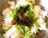 A picture of step 2 of Chitranna and mosaranna.