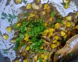 A picture of step 4 of Kaju rice in Coconut milk.
