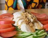 A picture of step 5 of Chicken Breast Salad (Bang Bang Chicken).