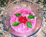 A picture of step 5 of Beetroot Raita.