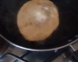 A picture of step 3 of Dal kachori and Aloo tarkari.