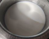 A picture of step 1 of Adrak chai.