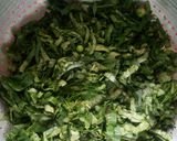 A picture of step 5 of Abacha (African salad).