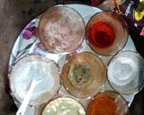 A picture of step 1 of Badam pakoda.