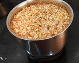 A picture of step 4 of Sago (Sabudana Khichdi.).