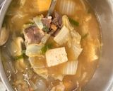 Hình bước làm 1 của món Canh đậu tương cùng thịt ba chỉ bò 🐂