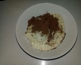 A picture of step 4 of Vanilla-chocolate Marble cake.
