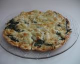Foto del paso 12 de la receta Quiche Vosgienne de espinacas con mix de queso gratinado